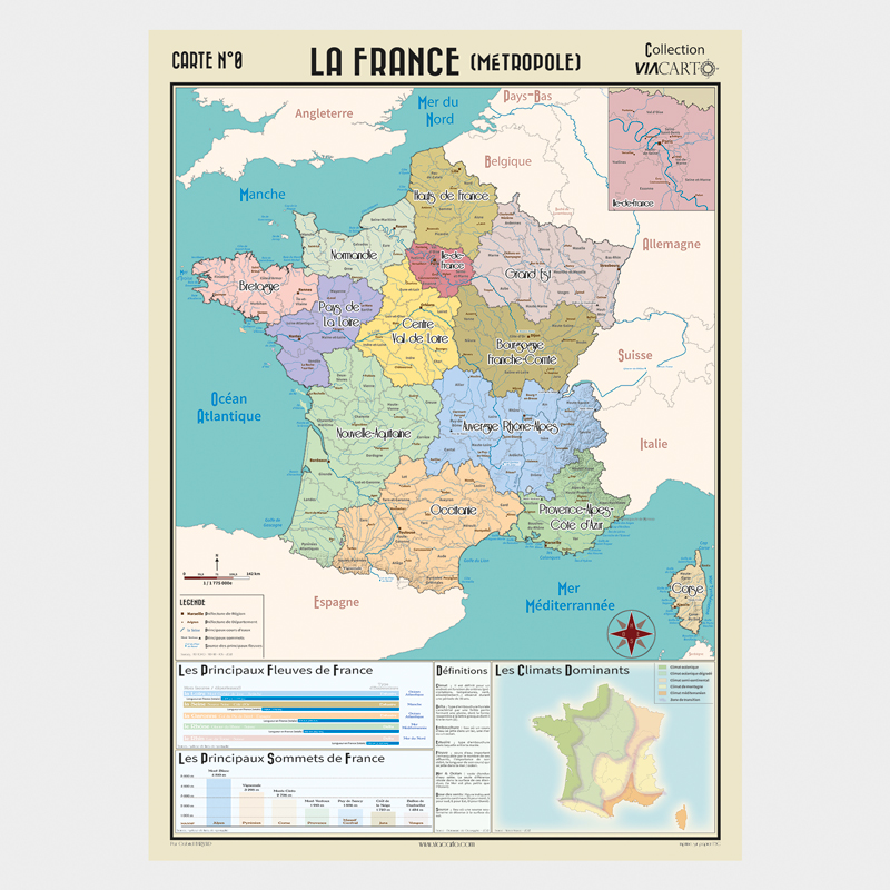 carte de localisation des randonnées autour du Mont-Ventoux